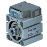 SMC Specialty & Engineered Cylinder CVQ, Compact Cylinder with Solenoid Valve